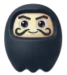 The Shokuin Daruma, the mark for a governed Digital Employee.